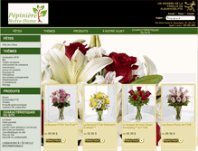 Tablet Screenshot of fleuristenotredame.com